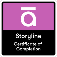 Storyline — Certificate of Completion
