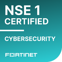 Fortinet NSE 1 Certified in Cybersecurity